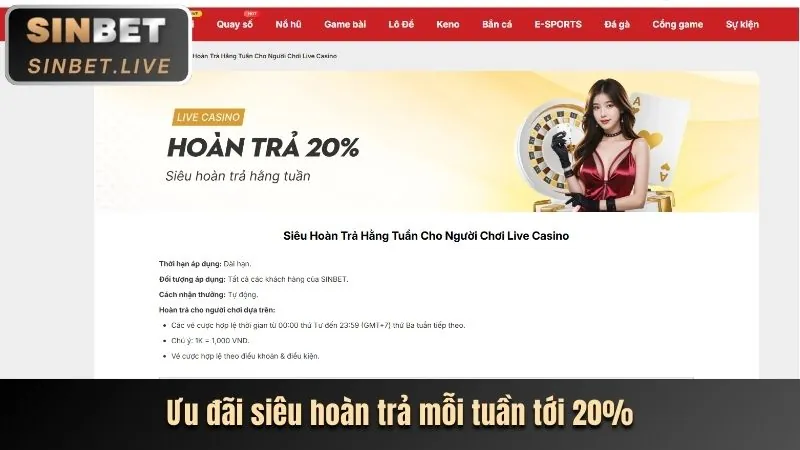 Ưu đãi đặc biệt theo sự kiện acb88